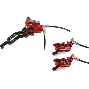 HOPE TECH 3 E4 DUO Double Lever Right Brake No Rotor Red 0